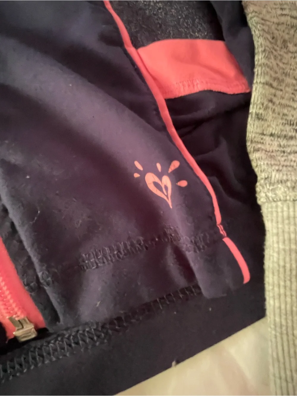 Justice and 90 degree by reflex Girls' 7-8 Hoodies in Navy, Pink & Gray
